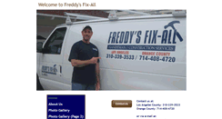 Desktop Screenshot of freddysfix-all.com